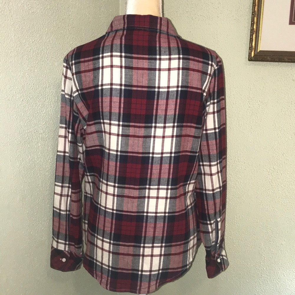 Riders by Lee Red & Black Plaid Button Down Shirt - Picture 4 of 7